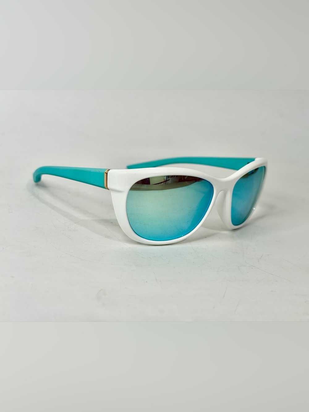 Adrienne Vittadini 5042 Sunglasses Full-Rim White blue Womens Plastic 0-0-0 OVAL